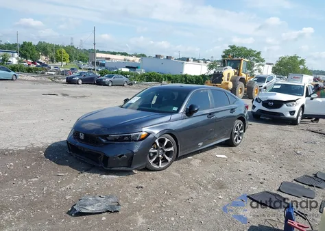 2025 Honda Civic Hybrid Sport/Sport Touring from USA, damaged, VIN 2HGFE4F85SH319605